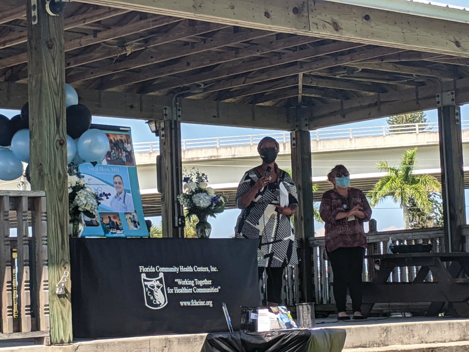 MOORE HAVEN — On Oct. 8, Florida Community Health Centers encouraged community members to gather (with social distancing and masks) in the Moore Haven City Park, 201 Riverside Drive, to pay their respects to Dr. Yecid Mora.